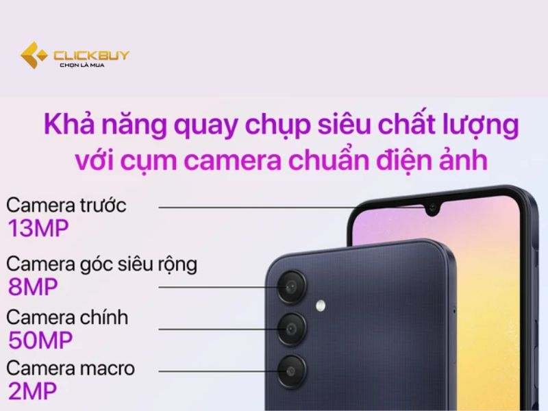 Samsung Galaxy A25 - Dòng A Mới Nhất từ Samsung | Mua tại Clickbuy